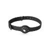 SaharaCase Adjustable Silicone Dog Collar for Apple AirTag Large Dogs) Black (AT00030) - 3 of 4