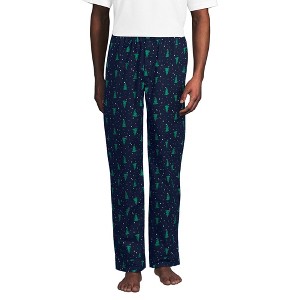Lands' End Men's Poplin Pajama Pants - 1 of 3