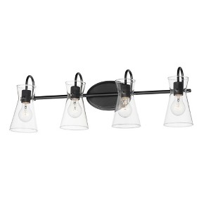 Maxim Lighting Ava 4 - Light Vanity in  Black - 1 of 4