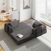 Racxily Convertible Sofa Bed with Pillow - Corduroy Folding Couch, Loveseat Sofa for Living Room, Bedroom, Lounge - 4 of 4