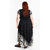 Women's Plus Size Sky Maxi Dress - black | CITY CHIC - 3 of 4