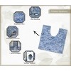Cloud Comfort Microfiber Bathroom Rug, Non Slip Bath Mat Water Absorbent Soft Microfiber Shaggy Mat Machine Washable, Thick Plush Rugs for Shower - 4 of 4