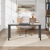 63 x31.5 Inch Computer Desk, Modern Simple Computer Desk, Metal Frame, for Home, Office, Study - 4 of 4