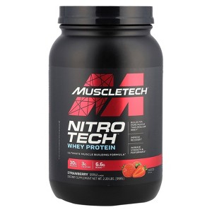 Muscletech Nitro-Tech, Whey Isolate + Lean Muscle Builder, Protein Powders - 1 of 2