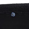 Vynxaria Ebony Black Boucle Fuji 49" Upholstered Oval Storage Bench - 4 of 4