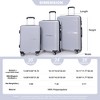 3PCS Suitcase Luggage Sets, Hardshell PP Lightweight Suitcase with TSA Lock (20/24/28 IN) -ModernLuxe - 3 of 4