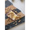 Kalalou Green Marble and Acacia Wood Christmas Tree Cutting Board – Festive Serveware - 4 of 4