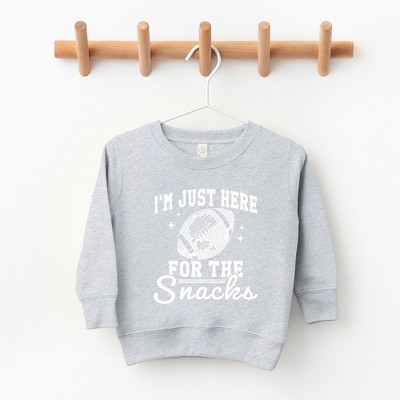 The Juniper Shop I'm Just Here For The Snacks Disco Youth Ultra-Soft Graphic Sweatshirt
