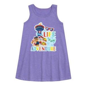 - Paw Patrol - Life Is An Adventure Graphic Sleeveless Aline Dress - 1 of 4