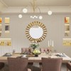 ARTLOGE 60cm/80cm Break Depression Round Beveled Mirror Wall-Mounted Bathroom Vanity Mirror - 3 of 4