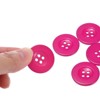 Unique Bargains Resin Snap Fastener Round Flat 4-Hole Sewing Buttons 10 Pcs - 4 of 4