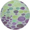 Purple And Lime Green Geometric Washable Indoor Outdoor Area Rug - 4 of 4