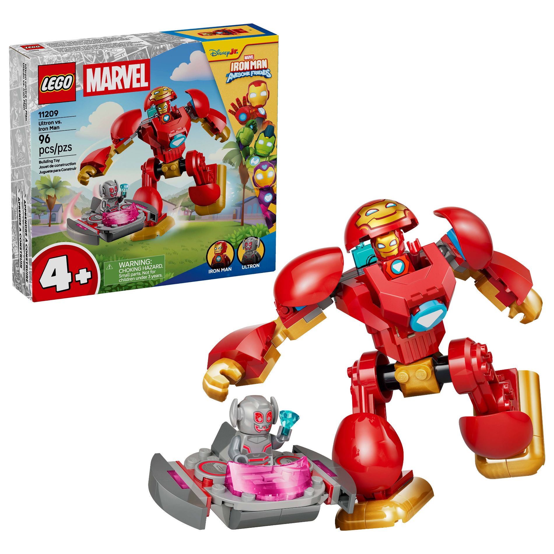 LEGO Marvel Iron Man and His Awesome Friends Ultron vs. Iron Man 11209