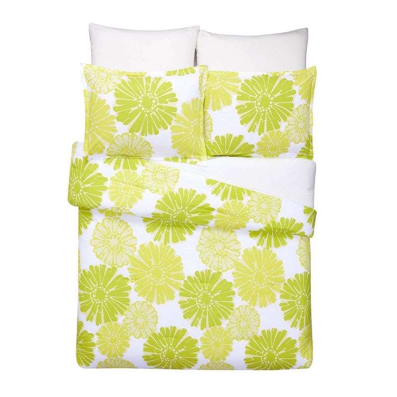 3pc Big Floral Comforter Set Yellow - Trina Turk, 3 of 7