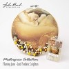 John Bead Masterpiece Collection Mixed Glass Bead Box Flaming June by Lord Frederic Leighton 85g - 3 of 3