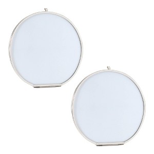 Round Iron Picture Frame (Set of 2) - 1 of 3