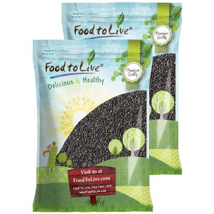 Dry Roasted Black Sesame Seeds - by Food To Live - 1 of 4