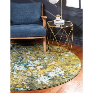 Unique Loom Jardin Ivy Abstract Indoor Woven Area Rug - 1 of 4