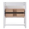 Bathroom Vanities Cabinet with Drawers, Bathroom Storage Cabinet, 3 Chest of Drawers with Gold Handles, Drawer Dresser, Sink not Included, White - 4 of 4