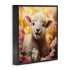 Stupell Industries Lamb in Flower Meadow, 17" x 17" - 3 of 4