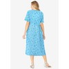 Woman Within Plus Size Petite Button-Front Essential Dress - 3 of 4