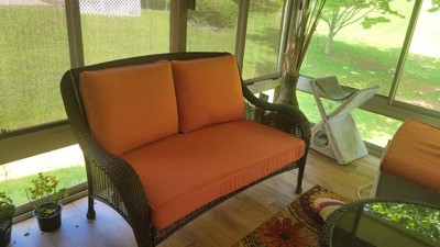 Rolston 3pc Outdoor Replacement Loveseat Sofa Cushion Set Beige - Haven Way  : Target