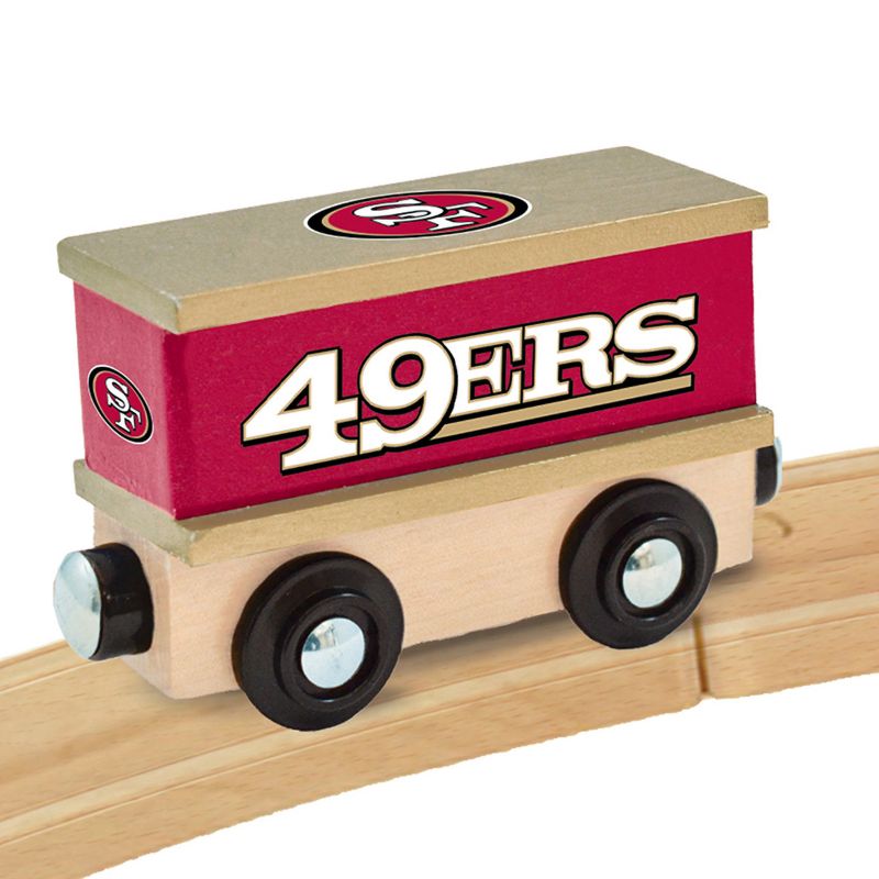 MasterPieces Wood Train Box Car - NFL San Francisco 49ers, 5 of 6