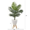 HomeStock  4.5 ft. Artificial Palm Tree in Planter for Indoor/Outdoor - 2 of 2