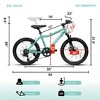 AENKYO 20-Inch Kids Mountain Bike for Boys and Girls, 7-Speed Shimano Twist Shifters,Teenager Children Bicycle - 3 of 4