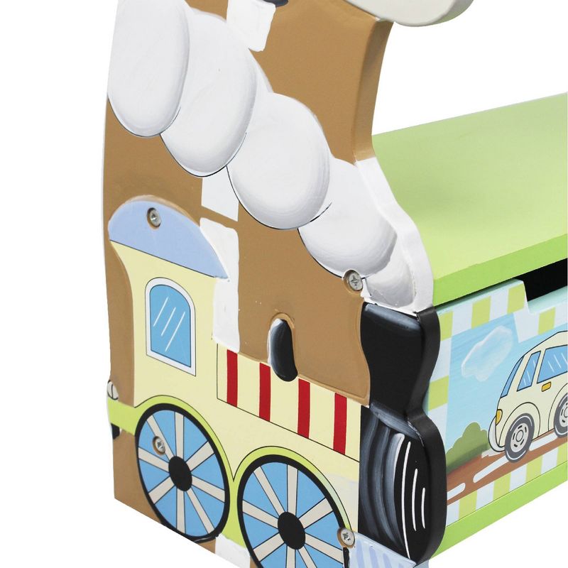 Cars Transportation Kids&#39; Bookshelf - Fantasy Fields by Teamson Kids, 6 of 8