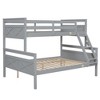 NicBex Twin over Full Bunk Bed with Full-Length Guardrail,Loft Bed with Ladder and Converts to 2 Beds,Noise Reduced Bunk Beds for Bedroom - 2 of 4