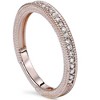 Pompeii3 VS 1/5ct Vintage Diamond Wedding Milgrain Ring 14K Rose Gold - image 4 of 4