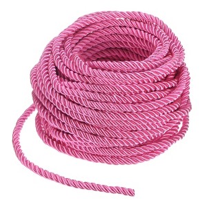 Unique Bargains Soft Polyester Decorative Cord Twisted Rope Trim 1 Pc - 1 of 4