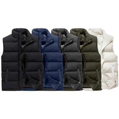 Spire By Galaxy Men's Modern Fit Heavyweight Puffer Bubble Vest — фото 2