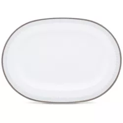 Noritake Silver Colonnade Oval Platter