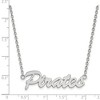 Black Bow Jewelry Sterling Silver East Carolina Pirates NCAA Necklace 18 Inch - 2 of 4