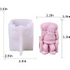JDICTION Santa Silicone Molds 3D - For Christmas Candle, Chocolate, Cake Fondant, Epoxy Resin, Soap & Ornament Home Decor - 3 of 4