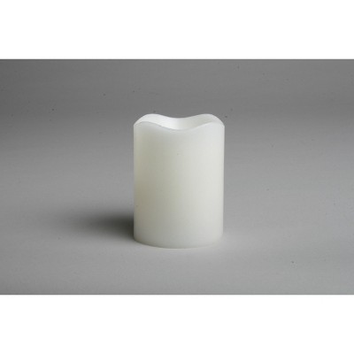 tagltd 3X4 Light-Up Led Pillar Candle With 5 Hour Timer Flameless Dripless Reusable For Home Decor Wedding Parties