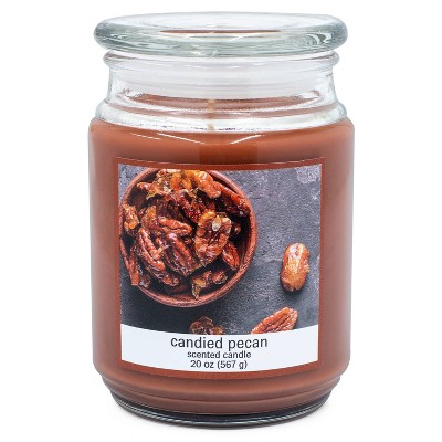 20oz Glass Jar Candied Pecan Candle