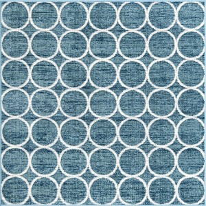 Unique Loom Matrix Trellis Collection Area Rug - Dots - 1 of 4