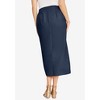 Jessica London Women's Plus Size Tummy Control Bi-Stretch Midi Skirt - 3 of 4