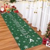 Christmas Snowflake Area Rug, Washable Non Slip Carpet for Entryway Front Door Living Room Laundry, Merry Christmas Mat - 2 of 4