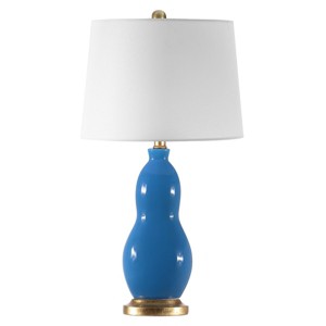 Rogan Table Lamp (Set of 2) - 26 Inch Height - TBL4439 - Soft Blue - Safavieh - 1 of 4
