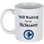 Grey's Anatomy Waiting For My McSteamy Mark Sloan Tea Coffee Mug 11 Oz. White