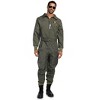 Tipsy Elves Men's Pilot Halloween Costume - Green Military Flight Halloween Jumpsuit For Men - 2 of 4