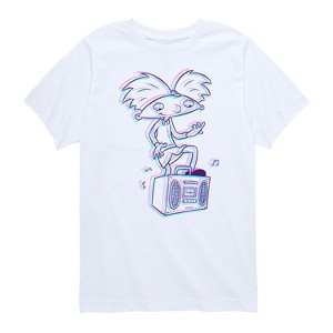 Boys' - Hey Arnold! - 3D Arnold Short Sleeve Graphic T-Shirt - 1 of 4