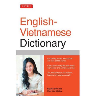 Tuttle English-Vietnamese Dictionary - (Tuttle Reference Dictionaries) by  Nguyen Dinh Hoa & Phan Van Giuong (Paperback)