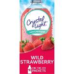Crystal Light Energy On The Go Wild Strawberry Drink Mix - 10pk/0.11oz Pouches