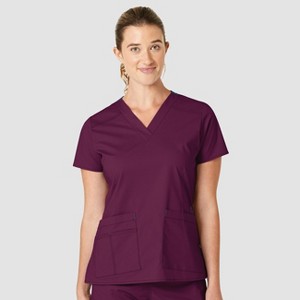 Wink WonderFLEX Women's Verity V-Neck Scrub Top - 1 of 4