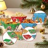 12 Pcs Christmas Paper Snack Trays, Santa Elk Snowman Pattern Disposable Food Bowls for Holiday Party Theater Popcorn Candy - 4 of 4